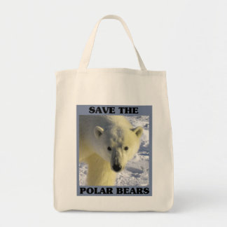 Save the Polar Bears Tote Bag