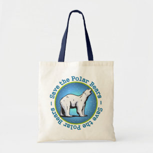 Save the Polar Bears Tote Bag