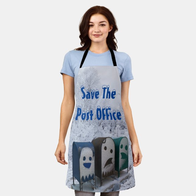 Save The Post Office Apron (Worn)