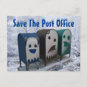 Save The Post Office Postcard