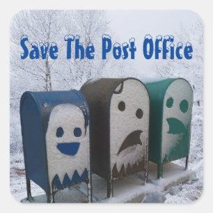 Save The Post Office Square Sticker