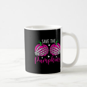 Save The Pumpkins Breast Cancer Awareness Gift Coffee Mug