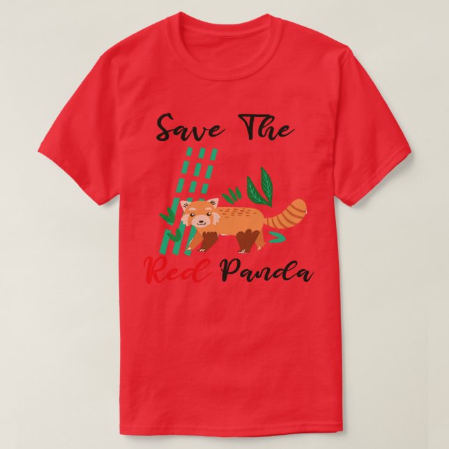 Save the rad panda Cute 1 T-Shirt (Design Front)