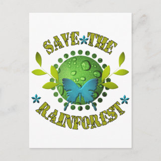 Save the Rainforest Postcard