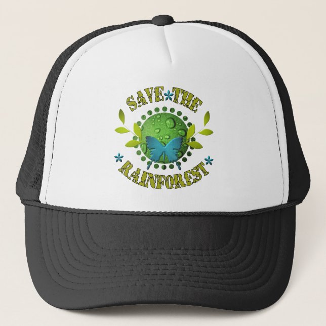Save the Rainforest Trucker Hat (Front)