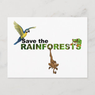 Save the Rainforests Postcard