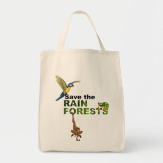 Save the Rainforests Tote Bag