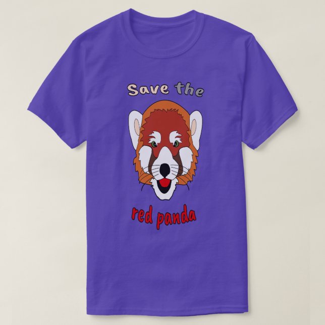 save the red panda 1 T-Shirt (Design Front)