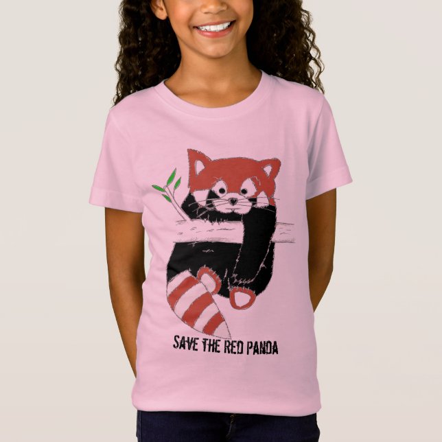 Save the Red Panda aka FireFox Shirts (Front)