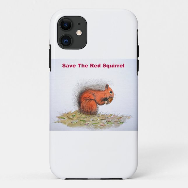 Save the red squirrel Case-Mate iPhone case (Back)