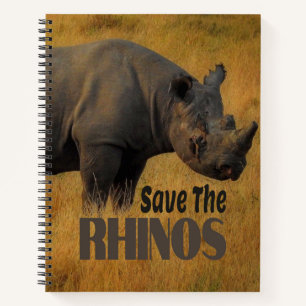 Save The Rhinos Notebook
