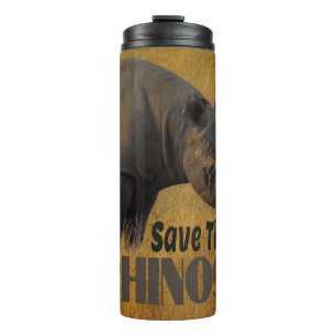 Save The Rhinos Thermal Tumbler