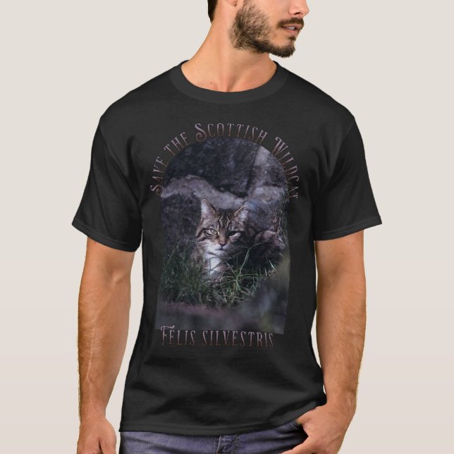 Save the Scottish Wildcat T-Shirt (Front)
