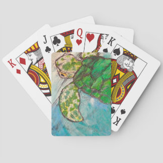 Save The Sea Turtle's Playing Cards