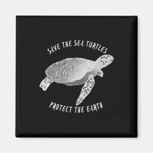 Save The Sea Turtles Protect The Earth Ocean Magnet