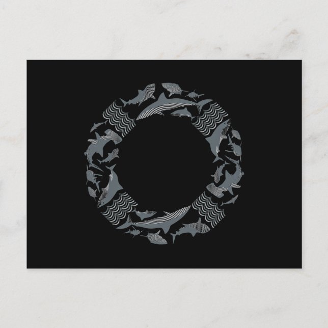 Save the Sharks Lifesaver Postcard (Front)