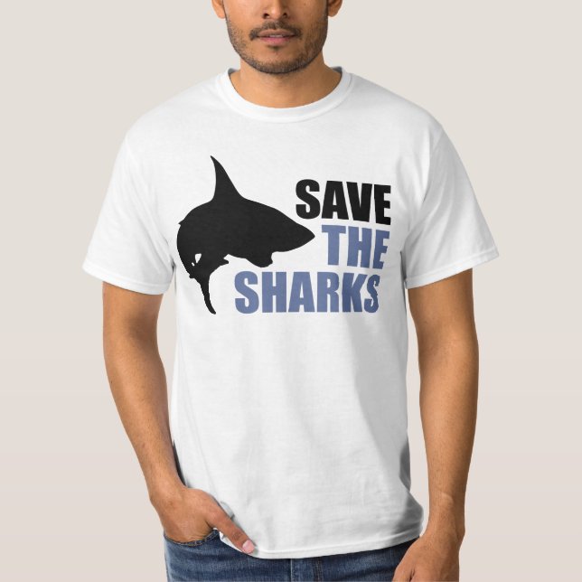 Save The Sharks, Save The Fins activist shirt (Front)