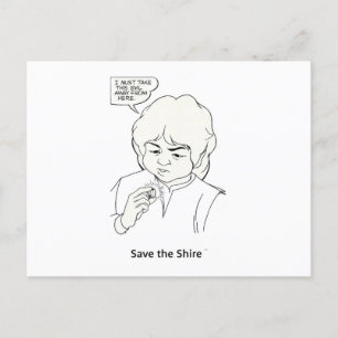 SAVE THE SHIRE(TM) Postcard