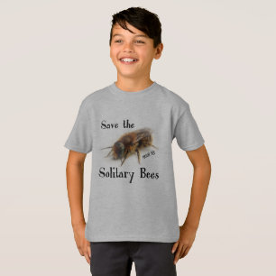 Save the Solitary Bees Mason Bee T-Shirt