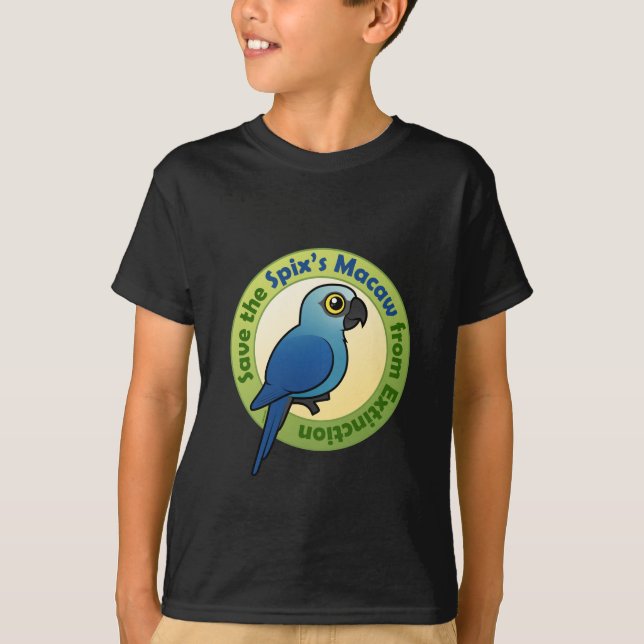 Save the Spix's Macaw from Extinction T-Shirt (Front)