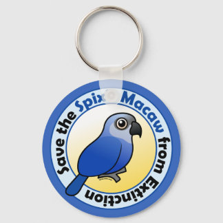 Save the Spix's Macaw Keychain