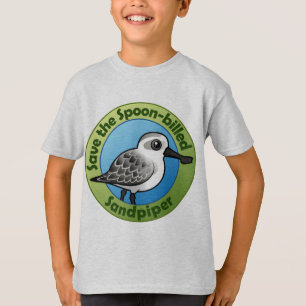 Save the Spoon-billed Sandpiper T-Shirt
