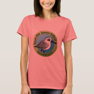 Save the Spoon-billed Sandpiper T-Shirt