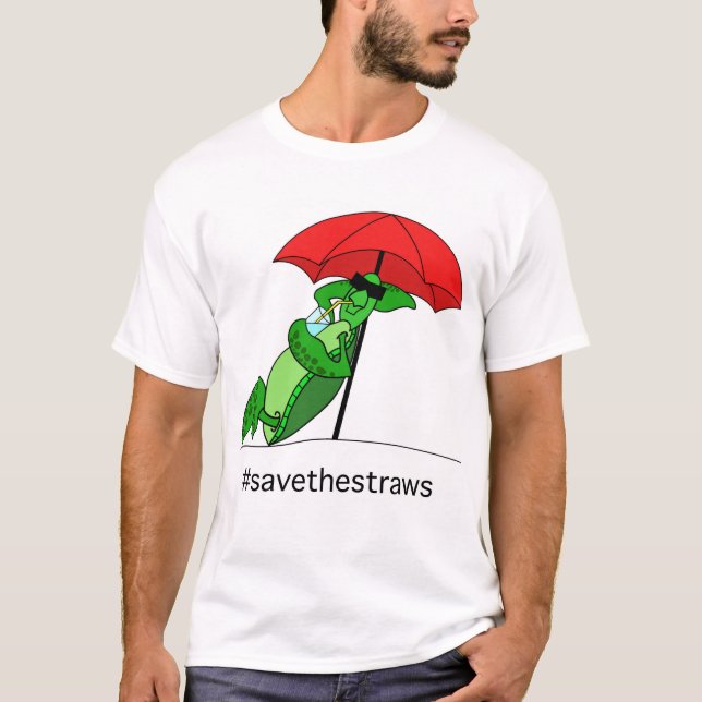 Save The Straws T-Shirt (Front)