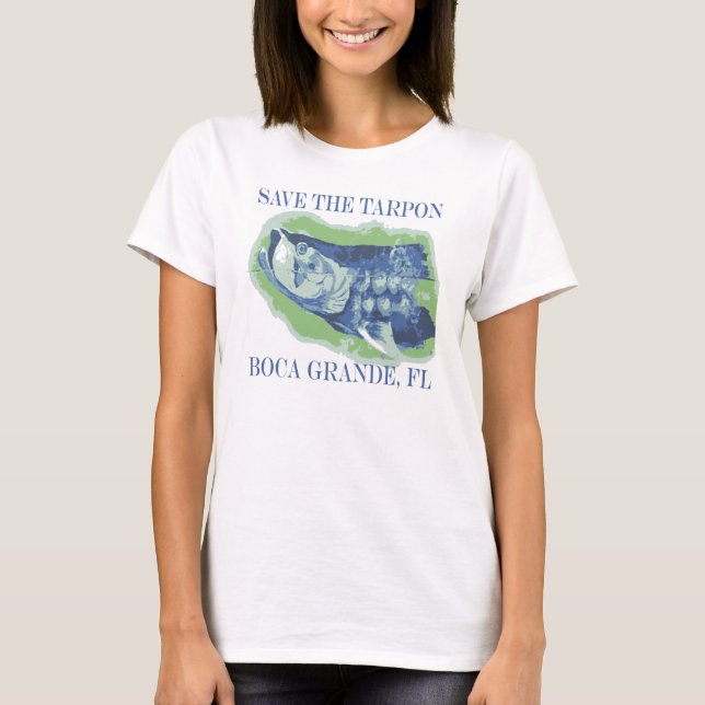 Save the Tarpon - Boca Grande, FL T-Shirt (Front)
