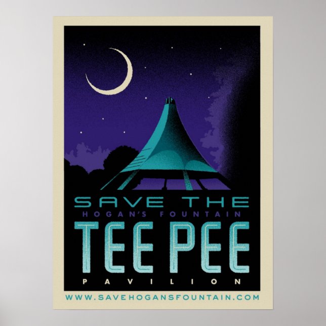 Save The TeePee Poster (Front)