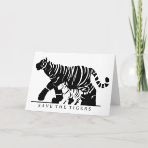 Save the Tigers Card