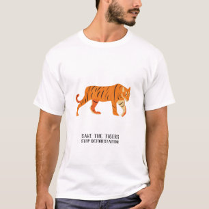 Save the Tigers Stop Deforestation T-Shirt