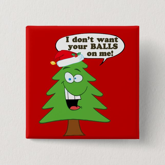 Save The Trees 15 Cm Square Badge (Front)