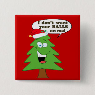 Save The Trees 15 Cm Square Badge