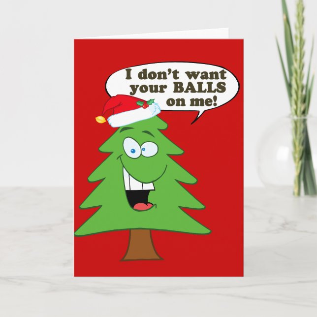 Save The Trees Holiday Card (Front)