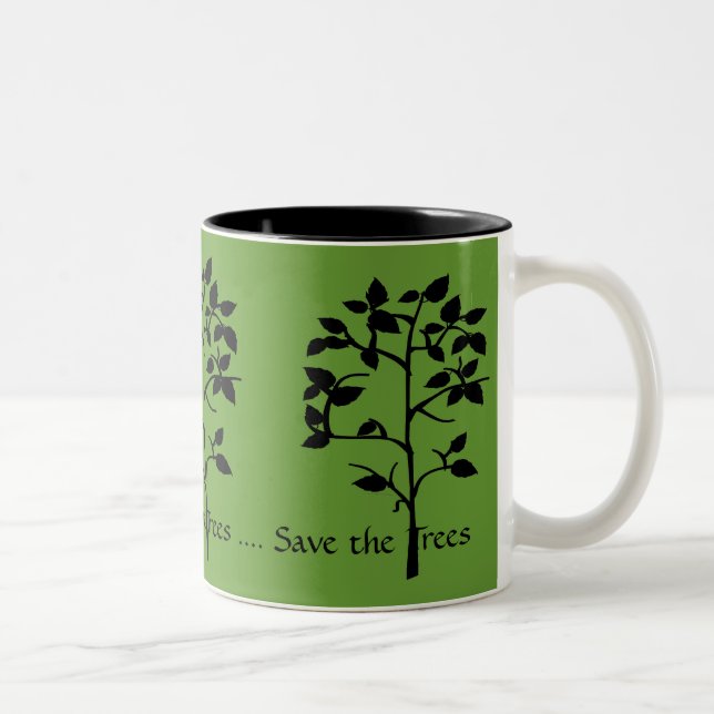 Save the Trees Mug (Right)