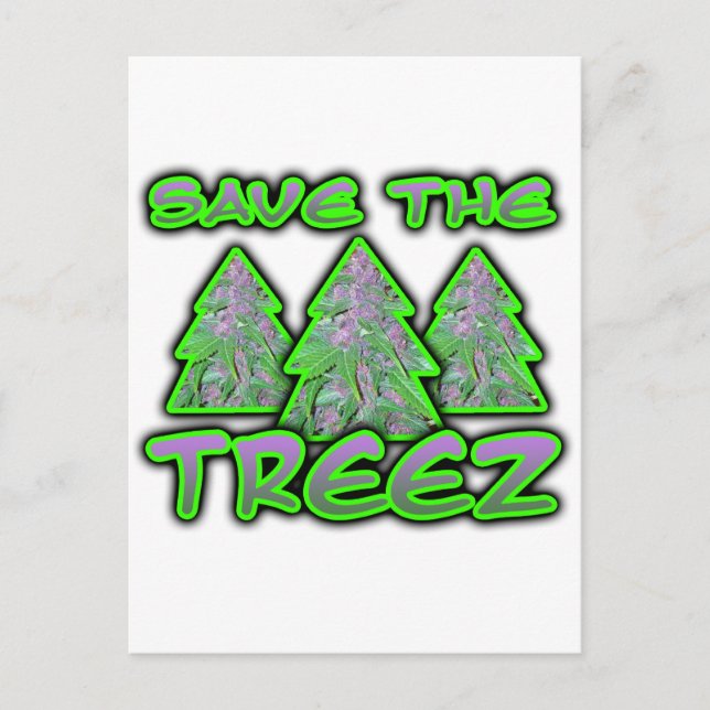 Save the Treez Postcard (Front)
