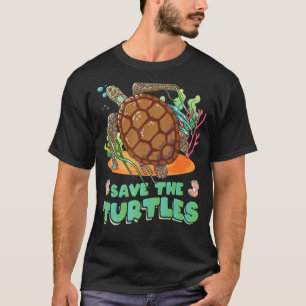 Save The Turtles Animal Rights Activists Sea Turtl T-Shirt