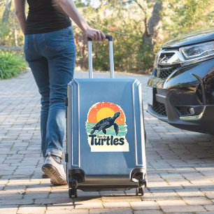 Save The Turtles Animal Rights Sea Turtle Retro St