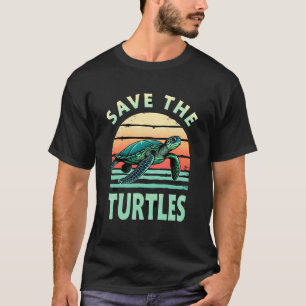 Save The Turtles Animal Turtle Pet Lover (1) T-Shirt
