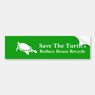 Save The Turtles Bumper sticker