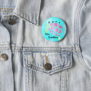 Save the Turtles Button
