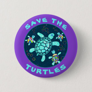 Save the Turtles Button