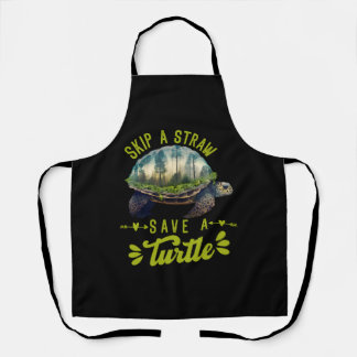 Save the Turtles Environmental Protection Ocean Apron