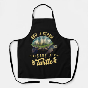 Save the Turtles Environmental Protection Ocean Apron