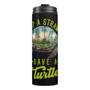 Save the Turtles Environmental Protection Ocean Thermal Tumbler