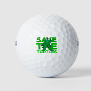 Save The Turtles Golf Balls