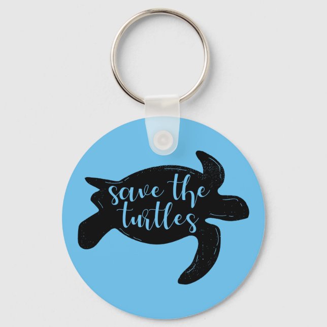 Save the Turtles Key Ring (Front)