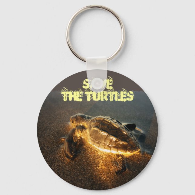Save the Turtles Key Ring (Front)