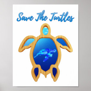 Save The Turtles Poster